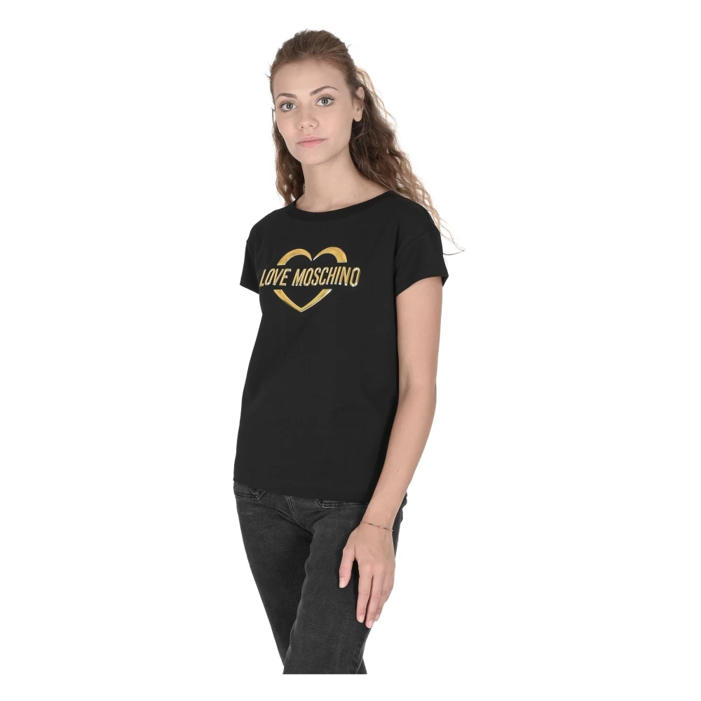 Love Moschino Zwart dames T-shirt Black Dames