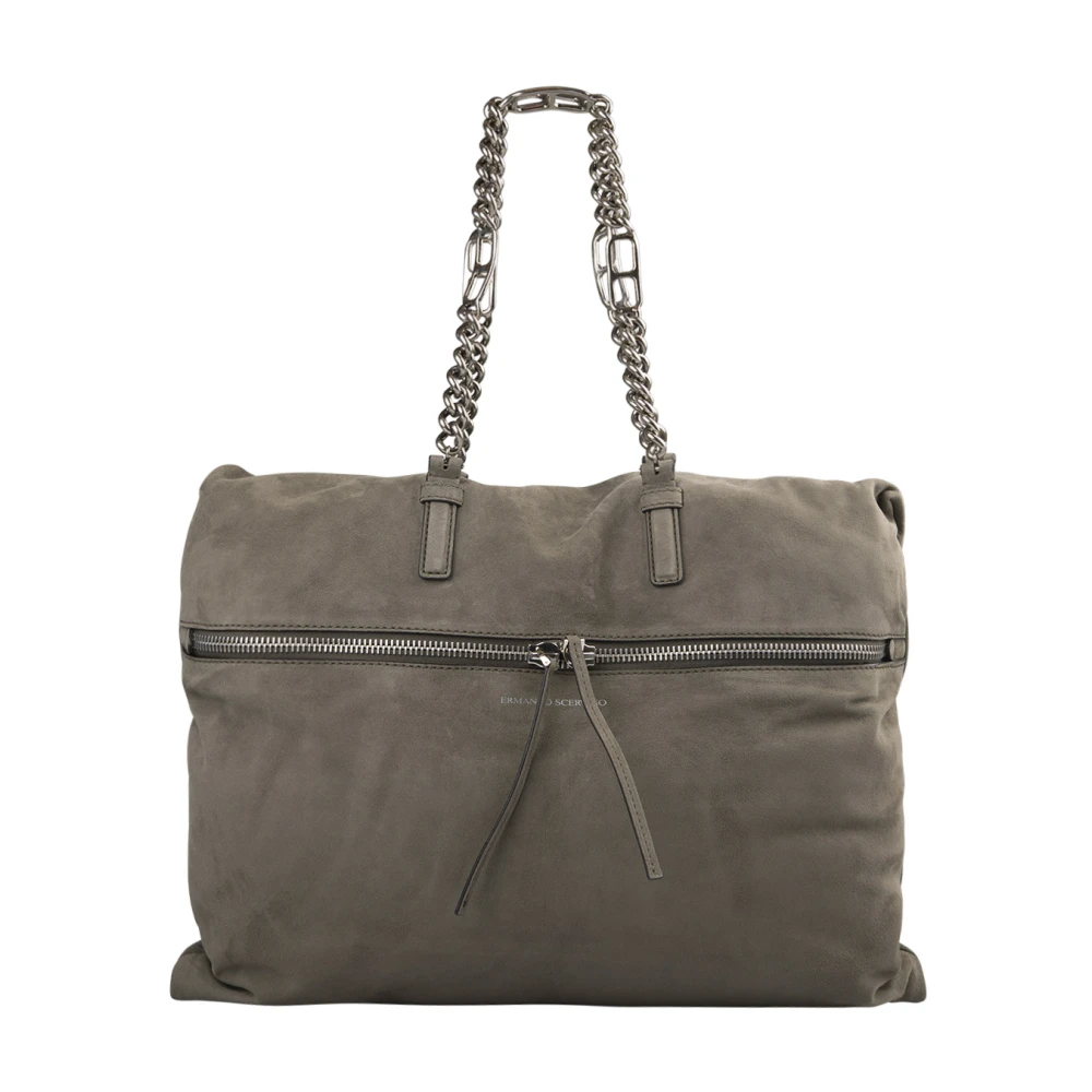 Ermanno Scervino Groene Kussen Tas van Leer Green Dames