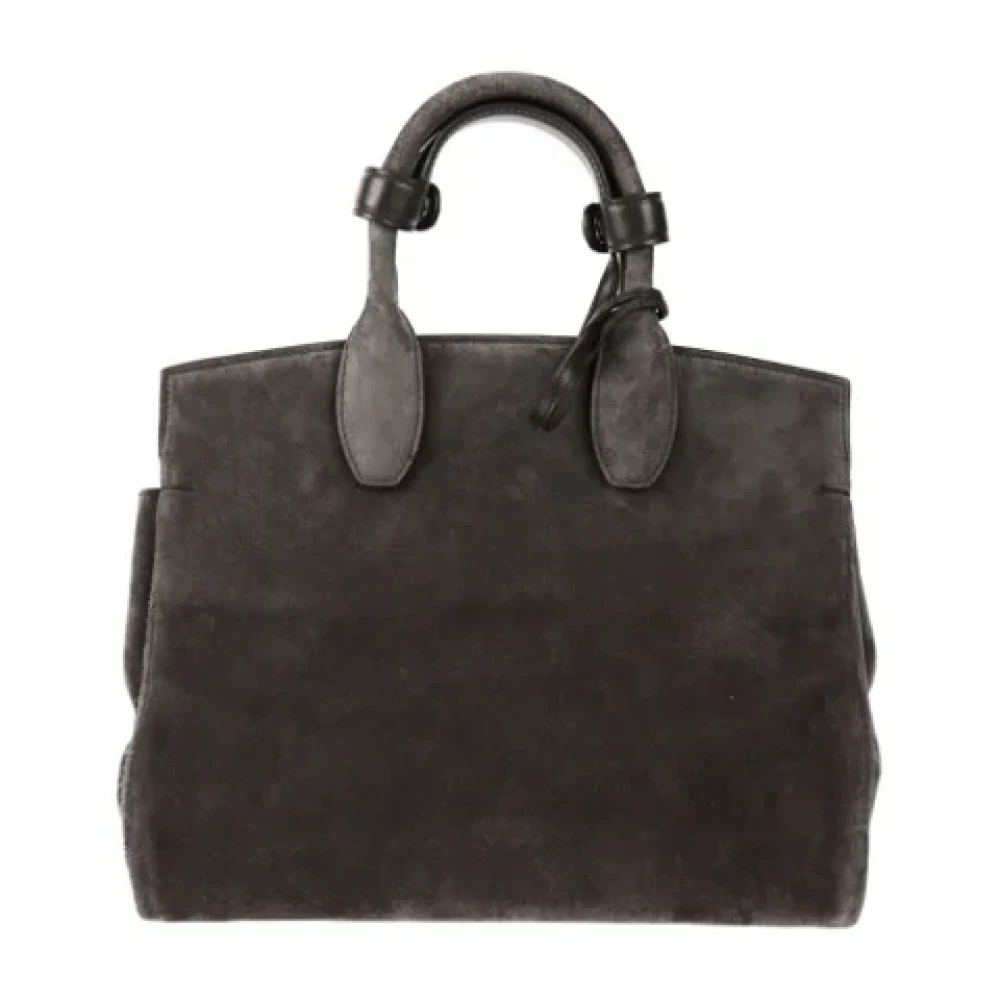 Salvatore Ferragamo Pre-owned Fabric handbags Brown Dames
