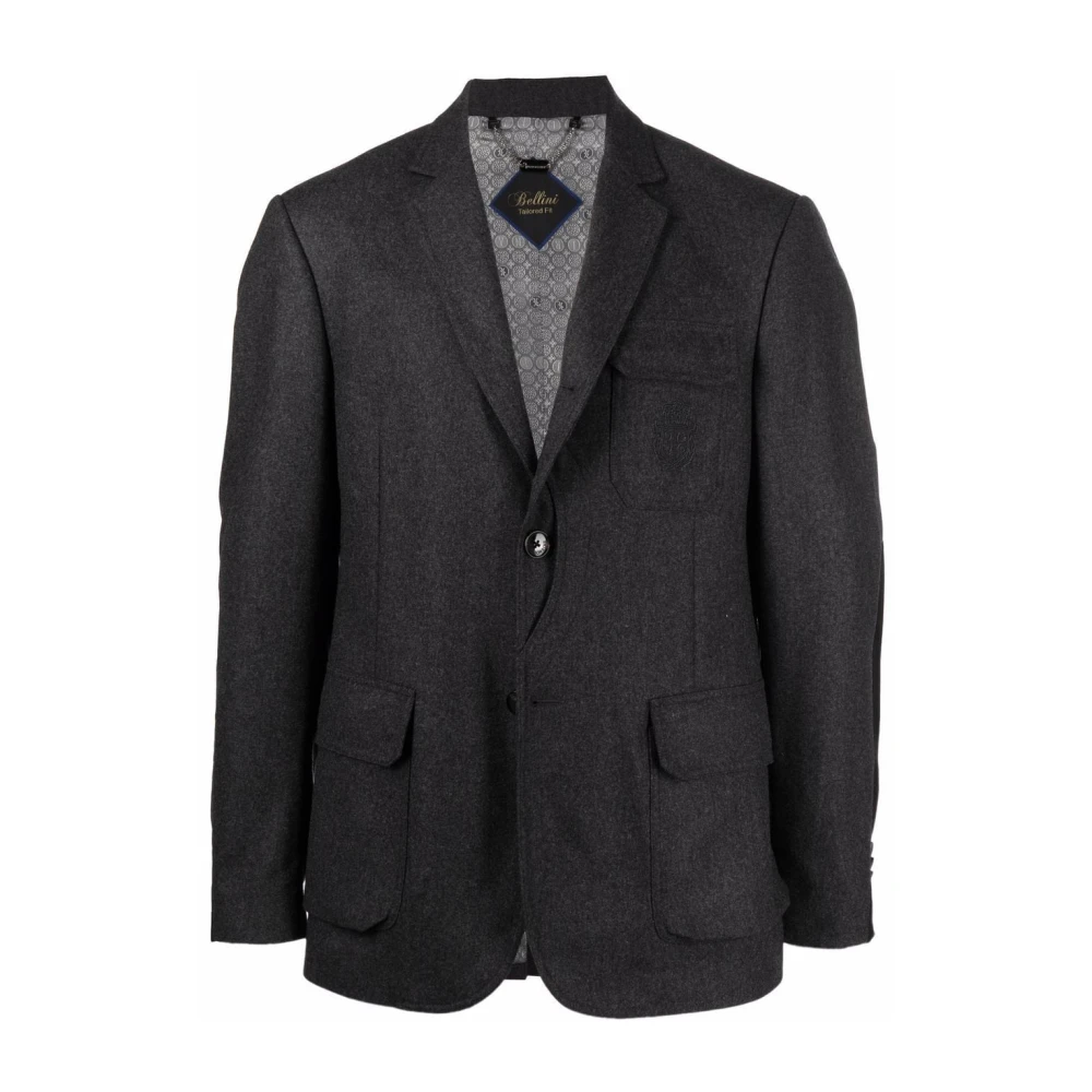 Billionaire Zwarte Textiel Blazer Black Heren