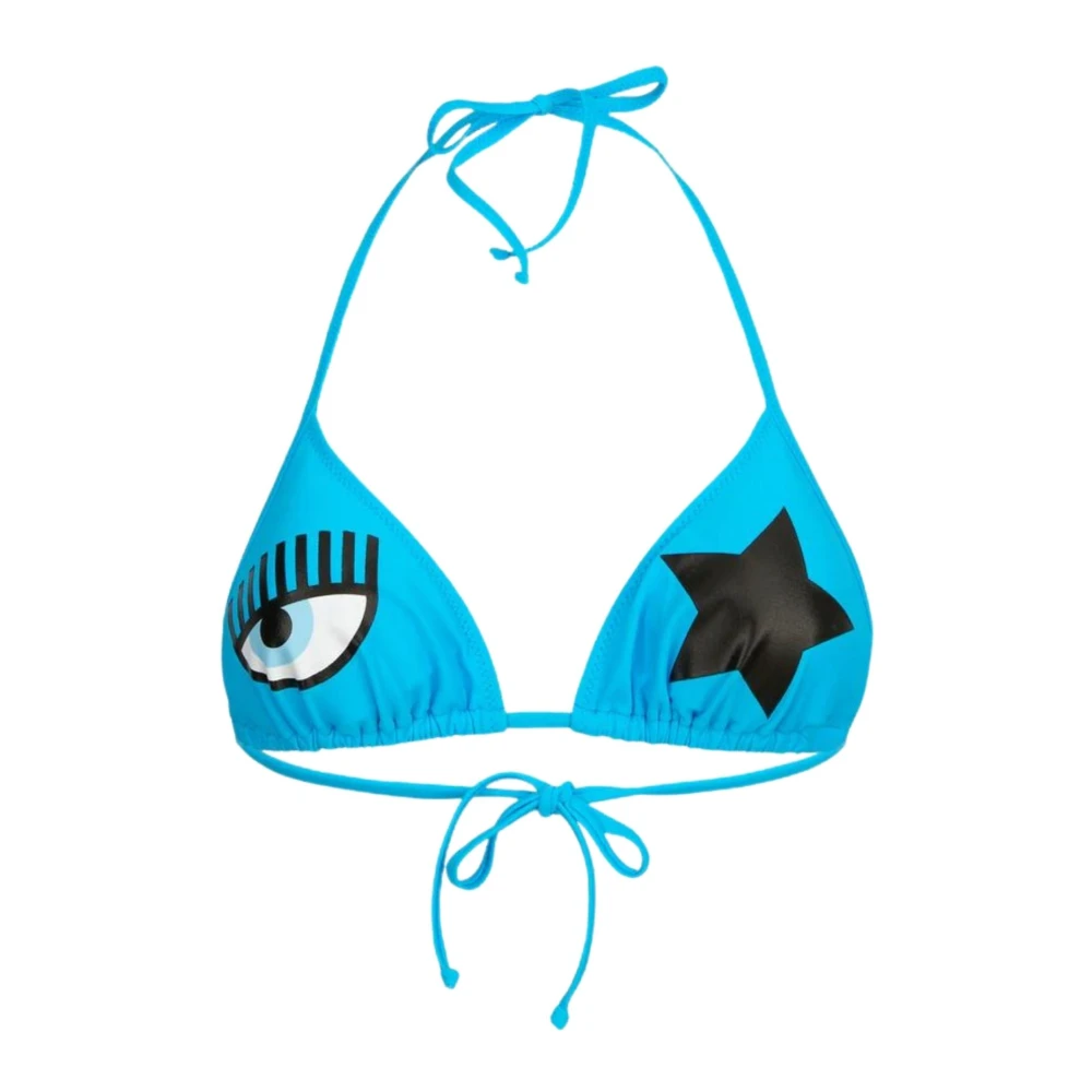 Chiara Ferragni Collection Eyestar Driehoek Bikini Turquoise Zee Blue Dames