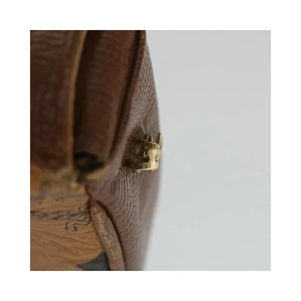 MCM Pre-owned Leather shoulder-bags Brown Dames
