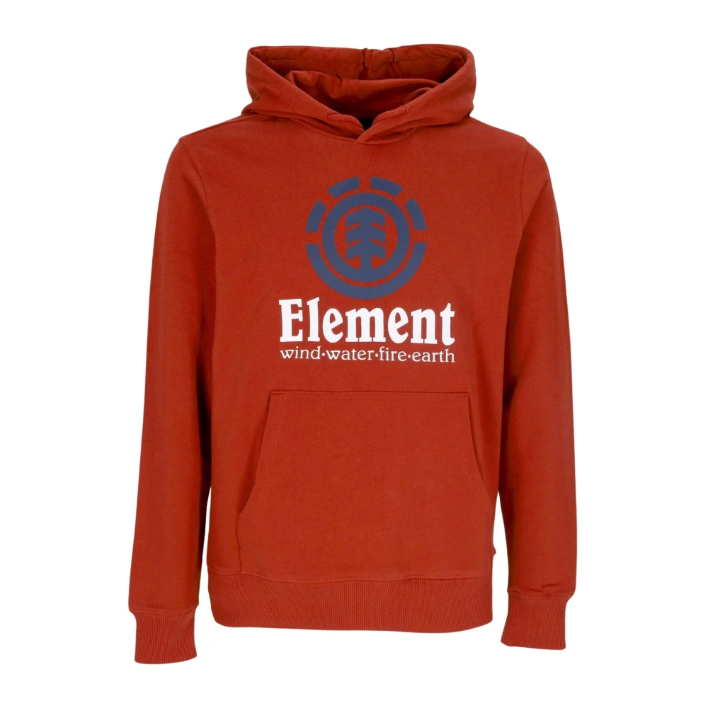 Element Rode Lichtgewicht Hoodie Verticale Hoodie Red Heren