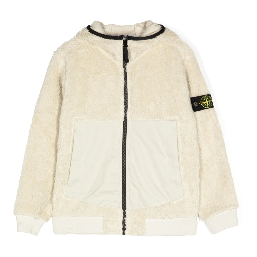 Stone Island Casual Hoodie Sweatshirt V0097 Beige, Flicka