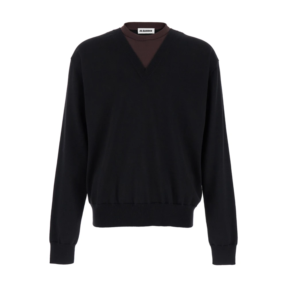 Knitwear > V-neck Knitwear - - Jil Sander - Modalova