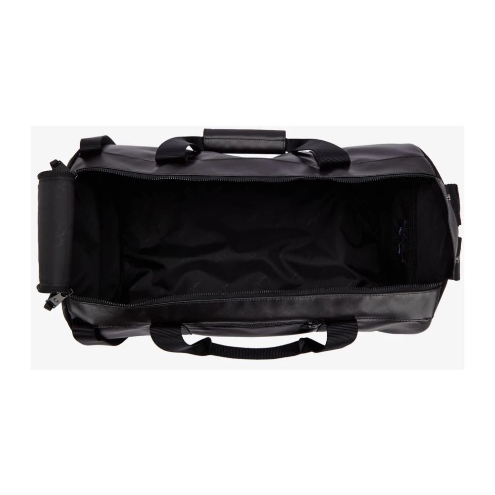 Fred Perry Barrel Bag Rugzak Laurel Borduurwerk Zwart Black Heren