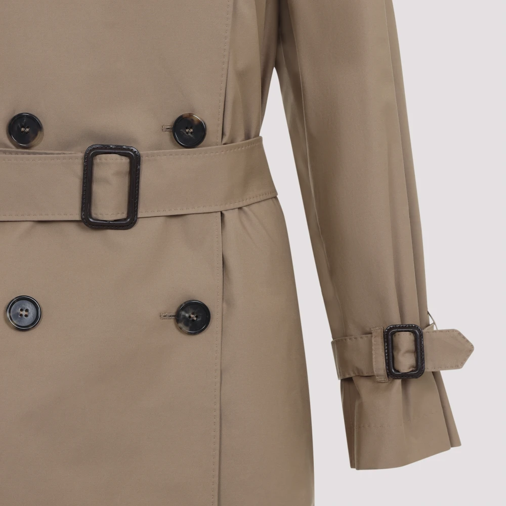 Max Mara Lente Kamel Trench Coat Beige Dames