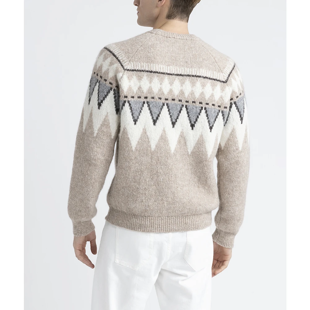 PESERICO Trui in alpaca katoen en wol garen Multicolor Heren
