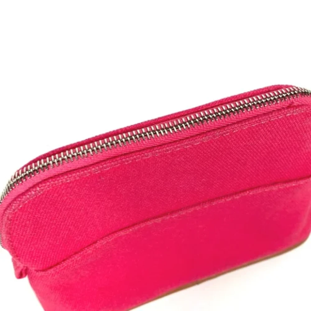 Hermès Vintage Pre-owned Fabric pouches Pink Dames