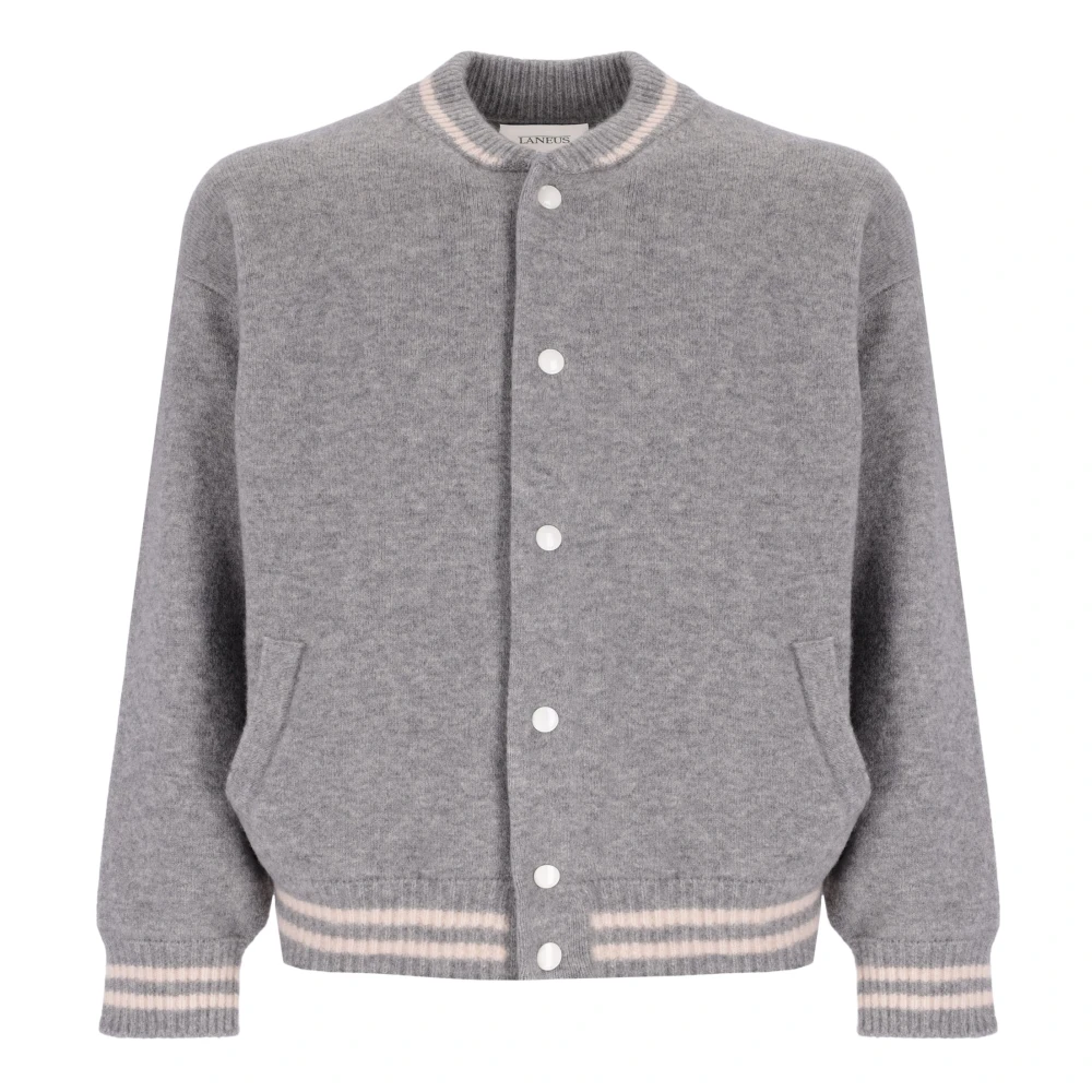 Laneus Bomber Varsity Cashmere Gray Heren