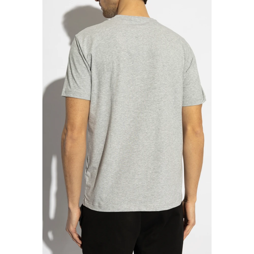 Emporio Armani EA7 T-shirt met logo Gray Heren