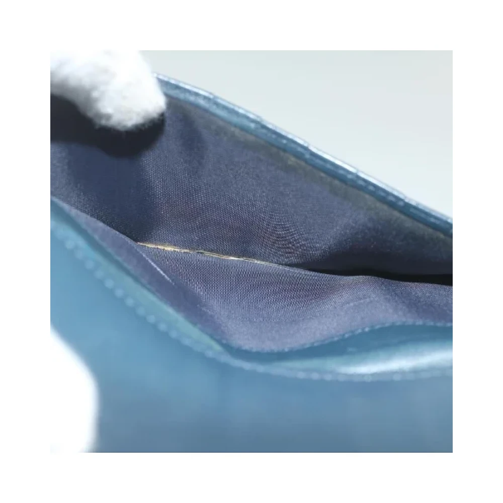 Dior Vintage Pre-owned Canvas wallets Blue Dames