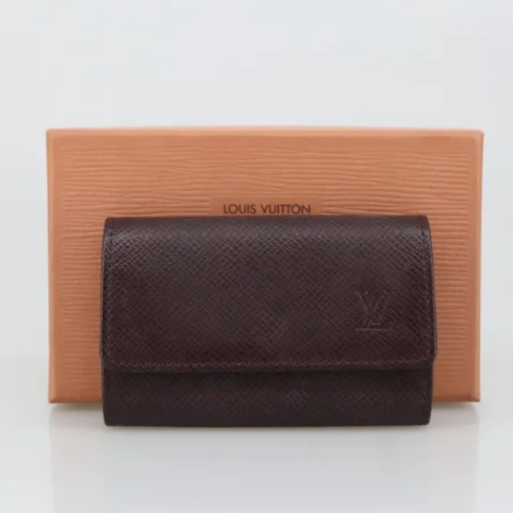 Louis Vuitton Vintage Pre-owned Leather key-holders Brown Dames