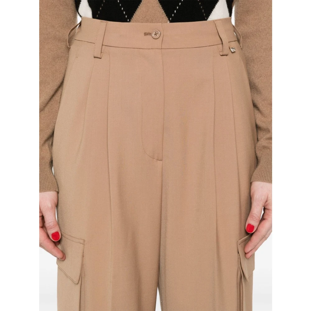 Herno Kameel Broek Brown Dames