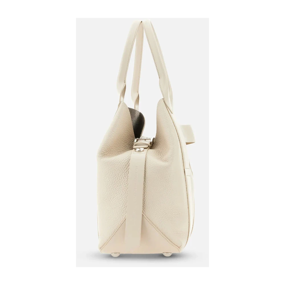 Hogan Klassieke Tote Tas met Ingedrukt Logo Beige Dames