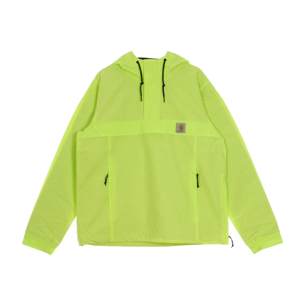 Carhartt Wip Men's Green Light Jackets, L, Windbreaker Pullover