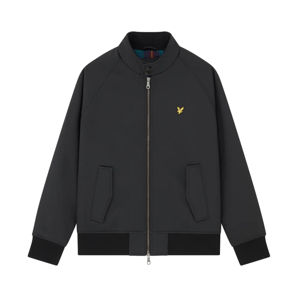 Lyle & Scott Softshell Harrington Jacka Black, Herr