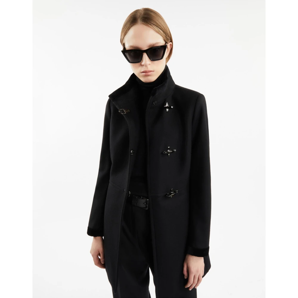 Fay Wollen Virginia Jas Black Dames