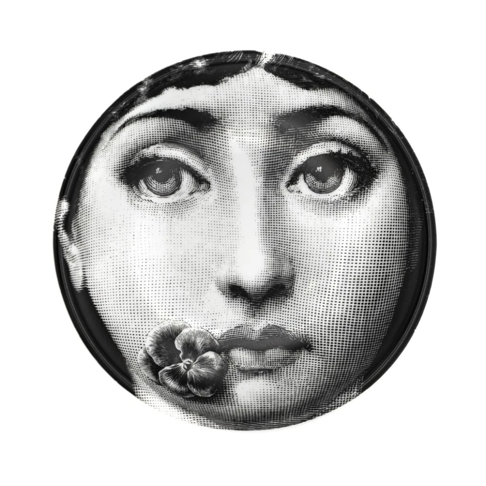 Fornasetti Zwarte Levende Asbak Tema e Variazioni Black Dames