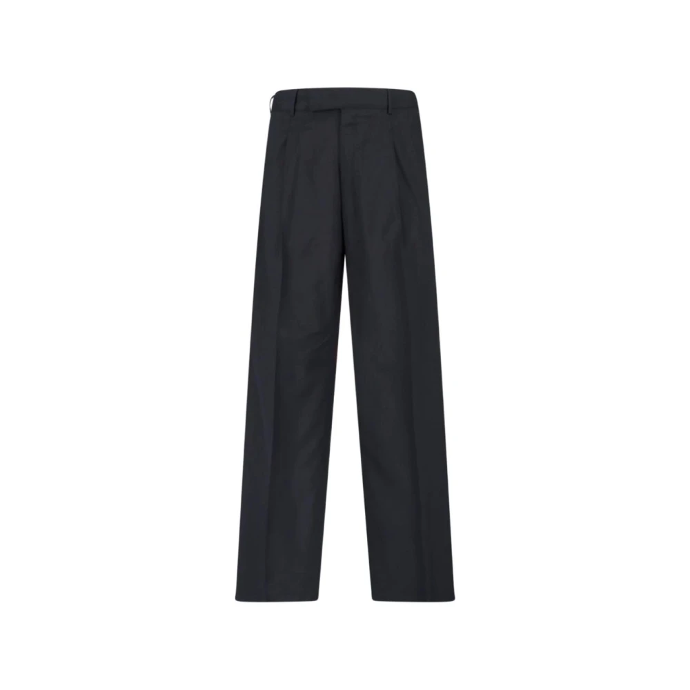 Pt Torino , Straight Trousers, Male, Black, M, Straight Trousers