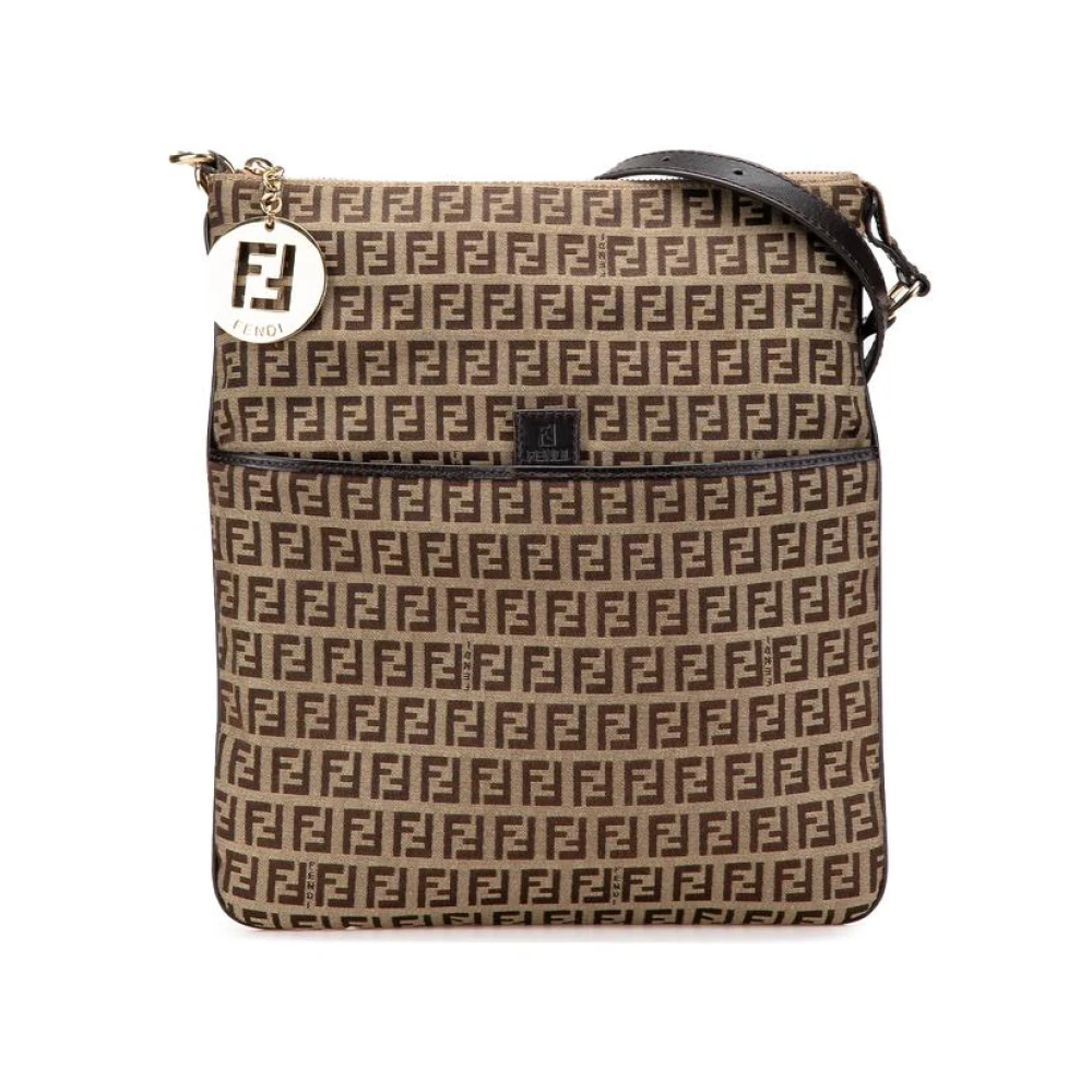 Fendi Vintage Damen Braun Gebrauchte Fendi Crossbody Tasche