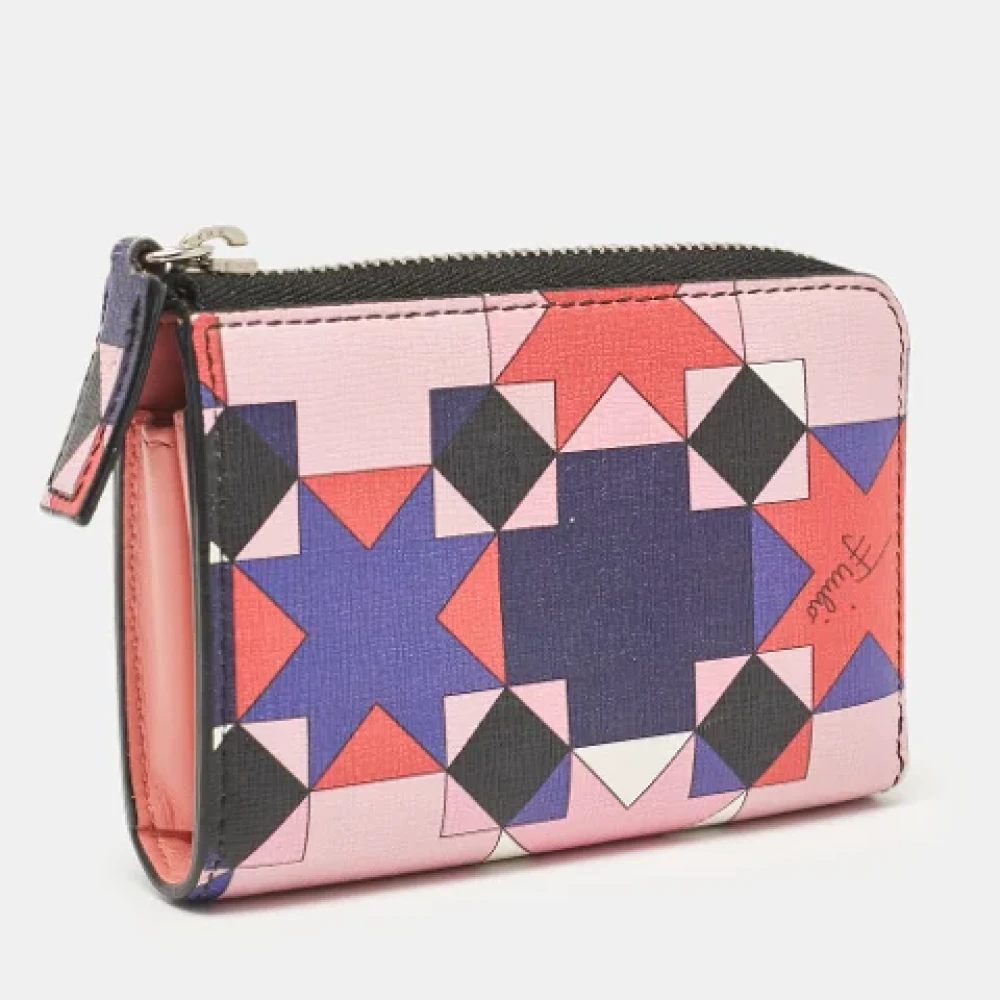 Emilio Pucci Pre-owned Leather wallets Multicolor Dames