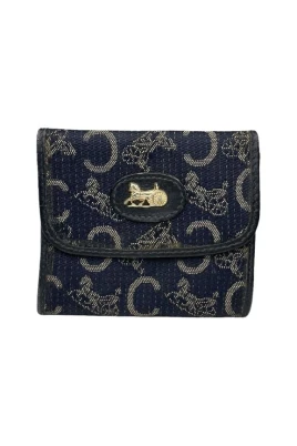 Pre-owned Cotton Wallet