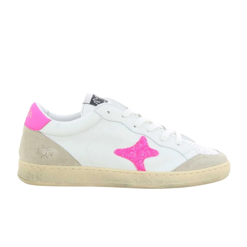 Ama Brand Fuchsia Damesschoenen Stijlvol Model Dames Schoenen Wit