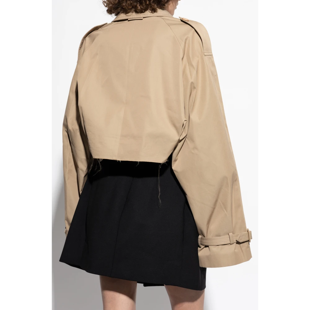 Vetements Korte jas Beige Dames