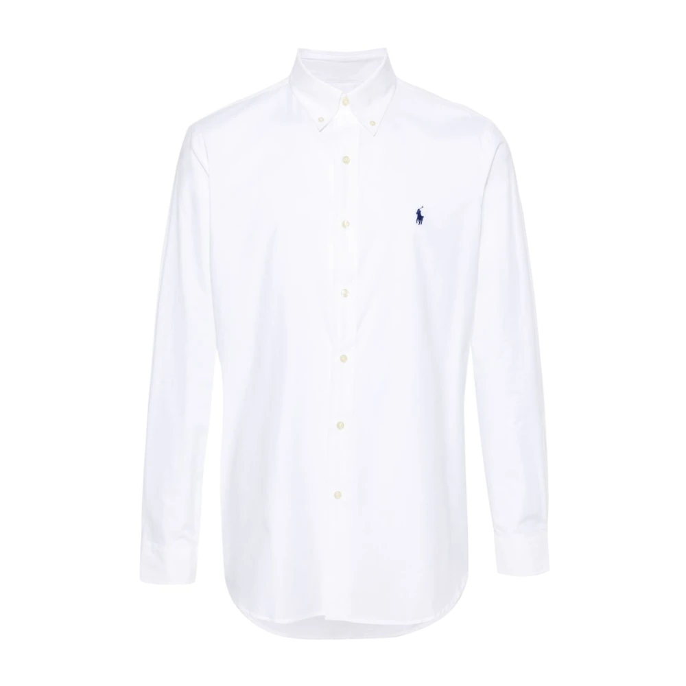 Ralph Lauren Overhemden Wit White Heren