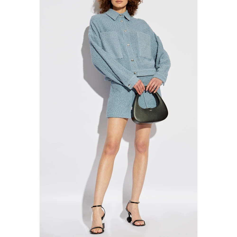 IRO Tweed rok Ciona Blue Dames