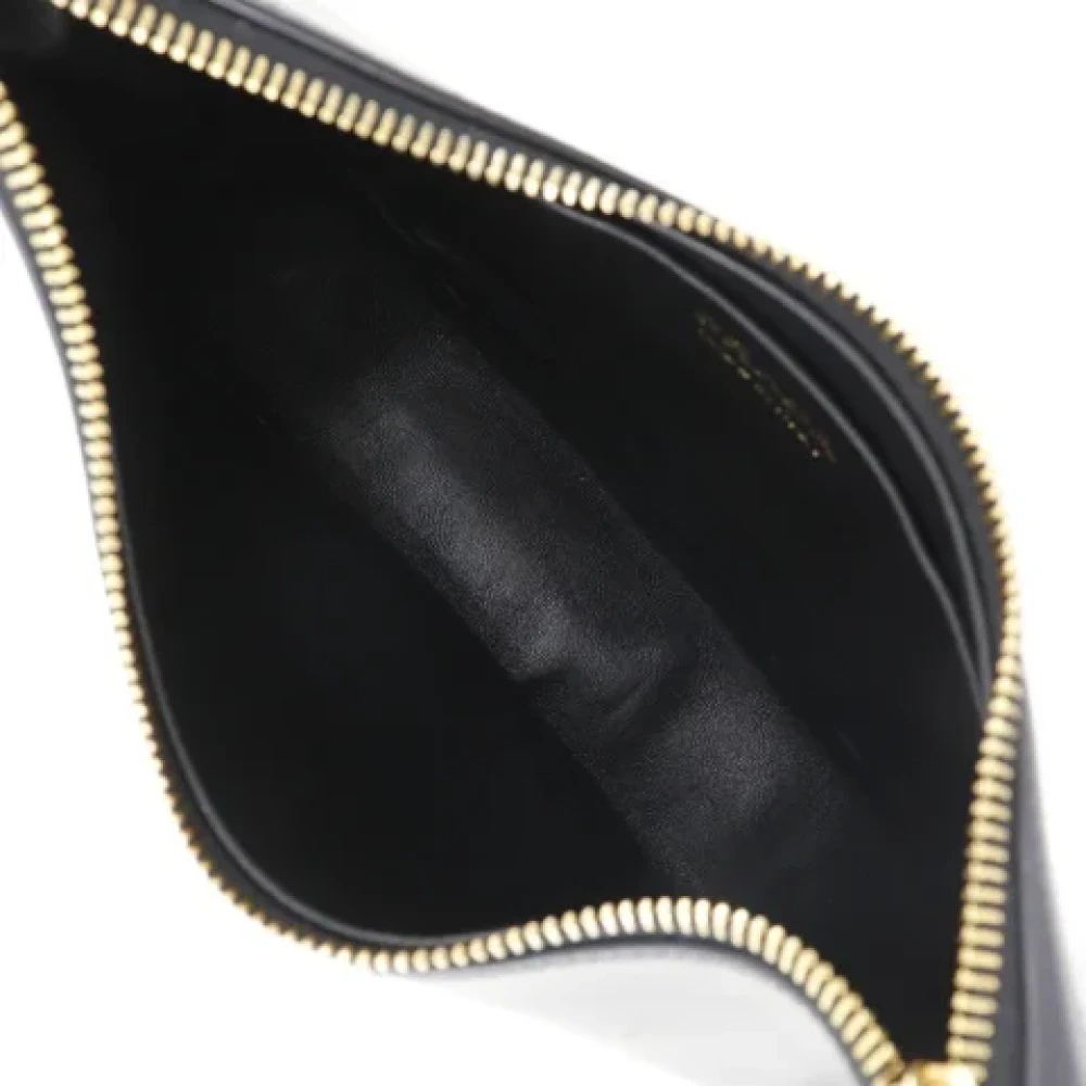 Prada Vintage Pre-owned Leather shoulder-bags Black Dames