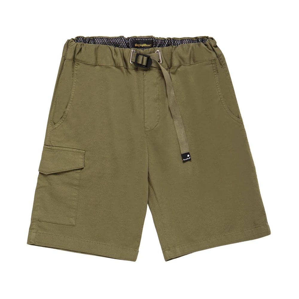 RefrigiWear Stiliga Bermuda Shorts för Män Green, Herr