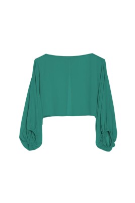 emerald-green-georgette-cape-style-blouse