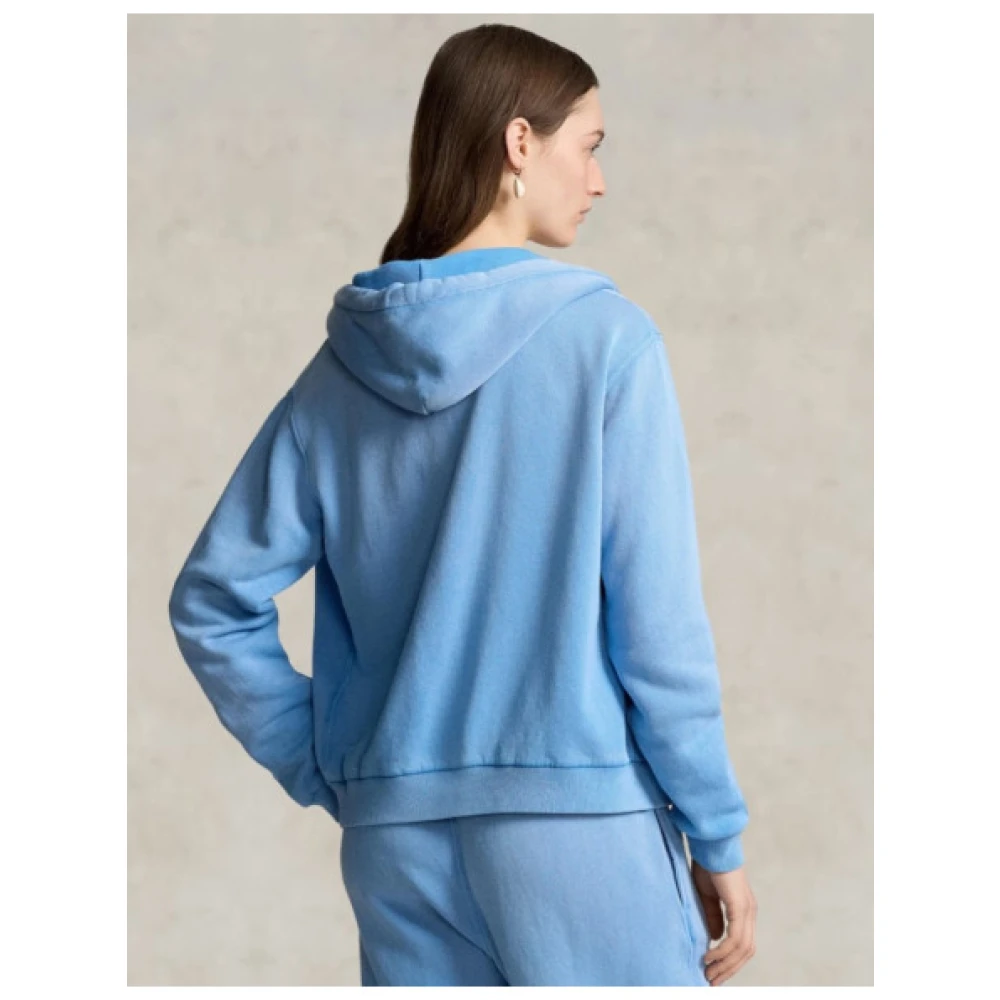 Polo Ralph Lauren Hoodie met rits Blue Dames