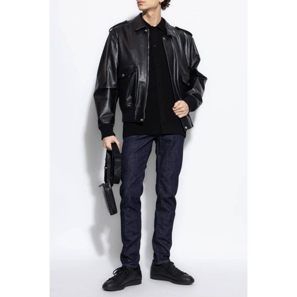 Dolce & Gabbana Skinny jeans met applicatie Blue Heren