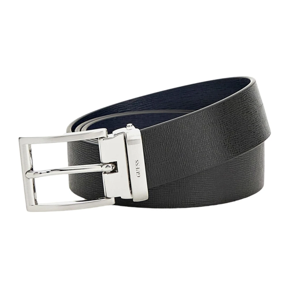 Guess Men's Black Belt - Stylish Design - Belts - Xl - Accessories