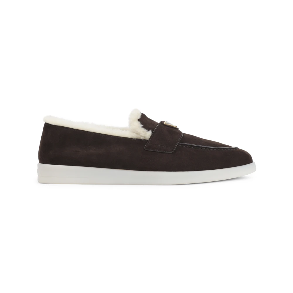 Prada Men's Brown Loafer Shoes For - Loafers - 10 Uk - Shoes