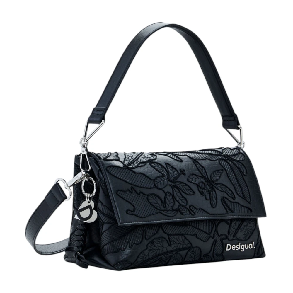 Desigual Lente Zomer Dames Middelgrote Tassen Collectie Black Dames