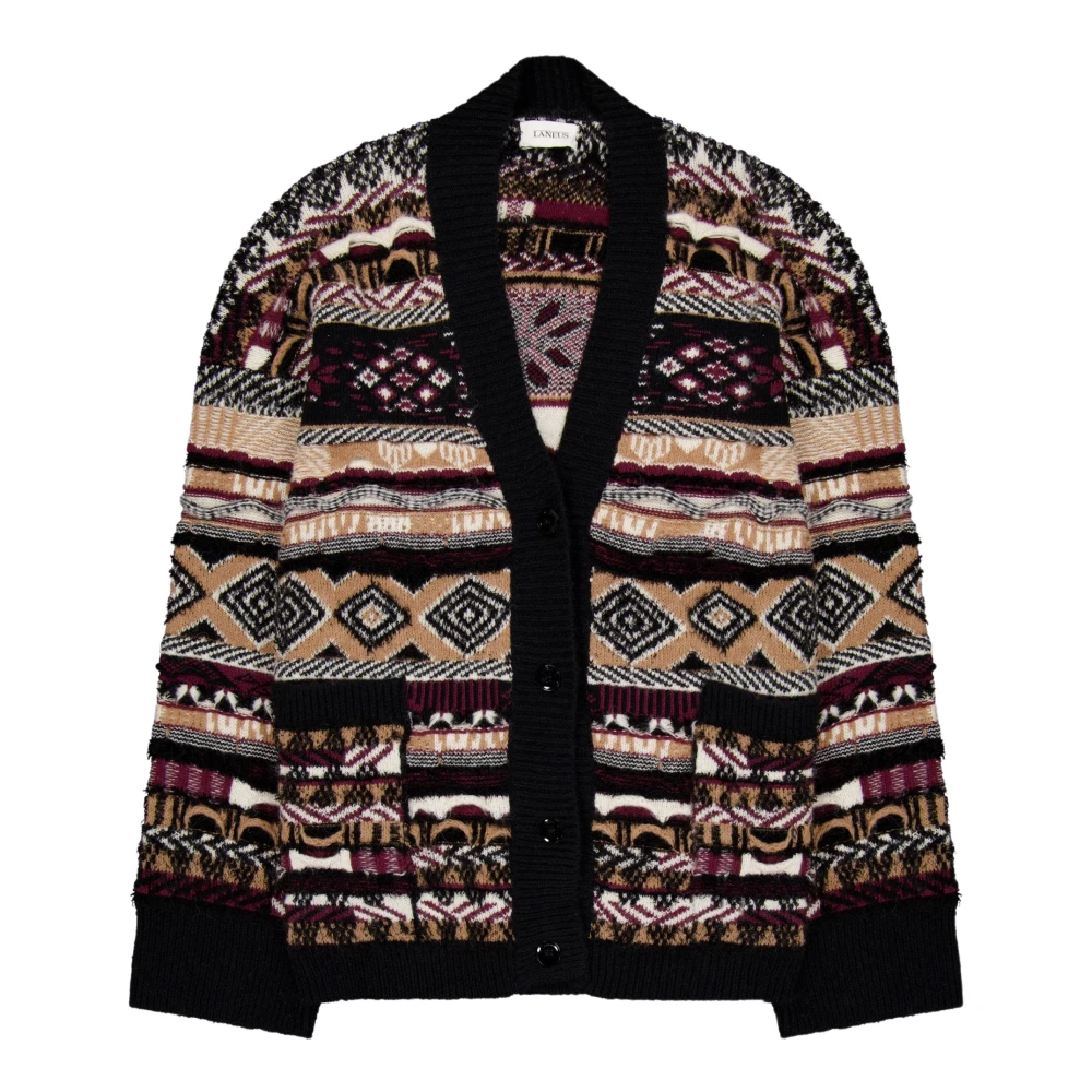 Laneus Fantasia Jacquard Cardigan Multicolor Dames