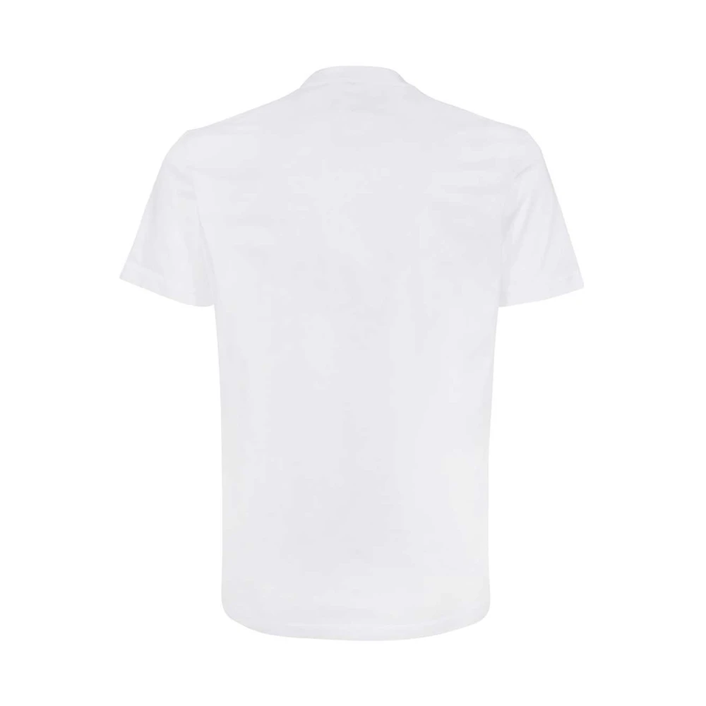 Dsquared2 Bedrukt Crew-neck T-shirt White Heren