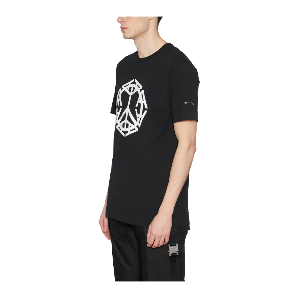 1017 Alyx 9SM Katoenen Print T-Shirt Black Heren
