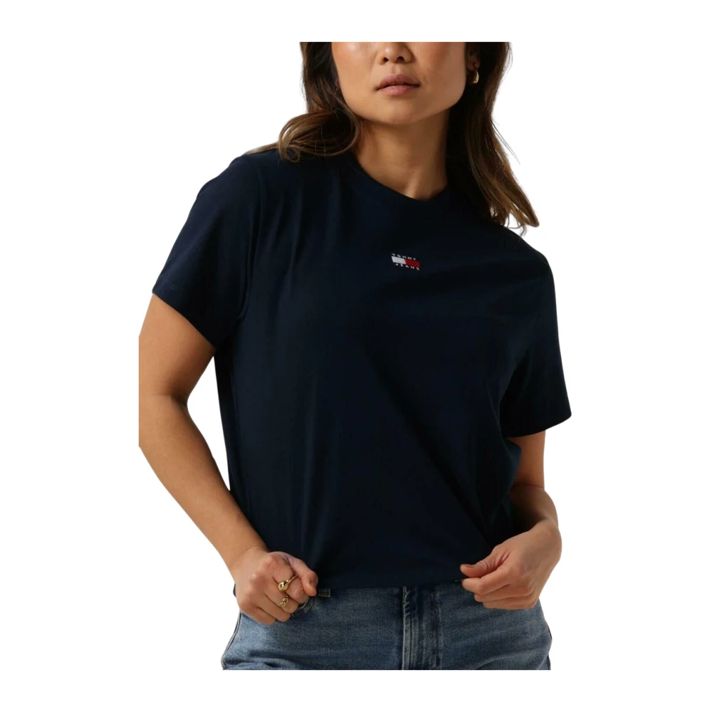 TOMMY JEANS Dames Tops & T-shirts Tjw Bxy Badge Tee Donkerblauw