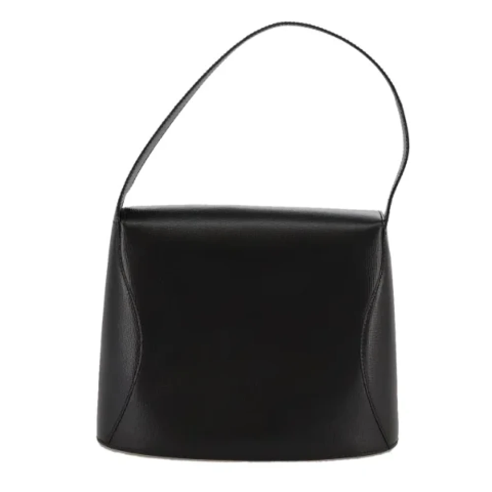 Dior Vintage Pre-owned Leather handbags Black Dames
