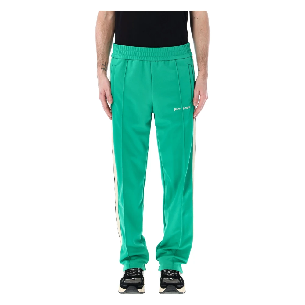 Palm Angels Straight Trousers Green Heren