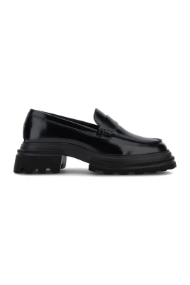 Svarta Moccasins för Kvinnor
