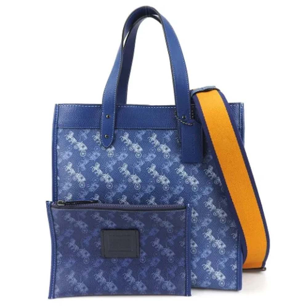 Coach Pre-owned Plastic handbags Blue Dames
