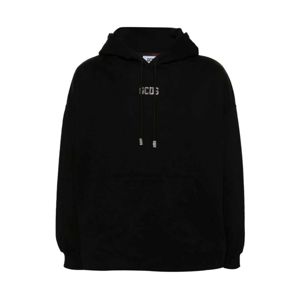 Gcds Kristalversierd Sweatshirt Black Heren