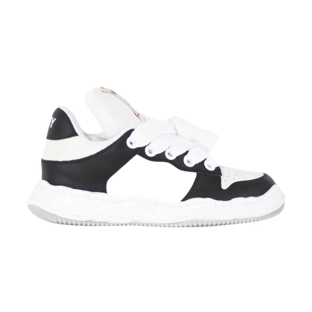 Mihara Yasuhiro Geperforeerde Leren Wayne Sneakers Heren Schoenen Zwart