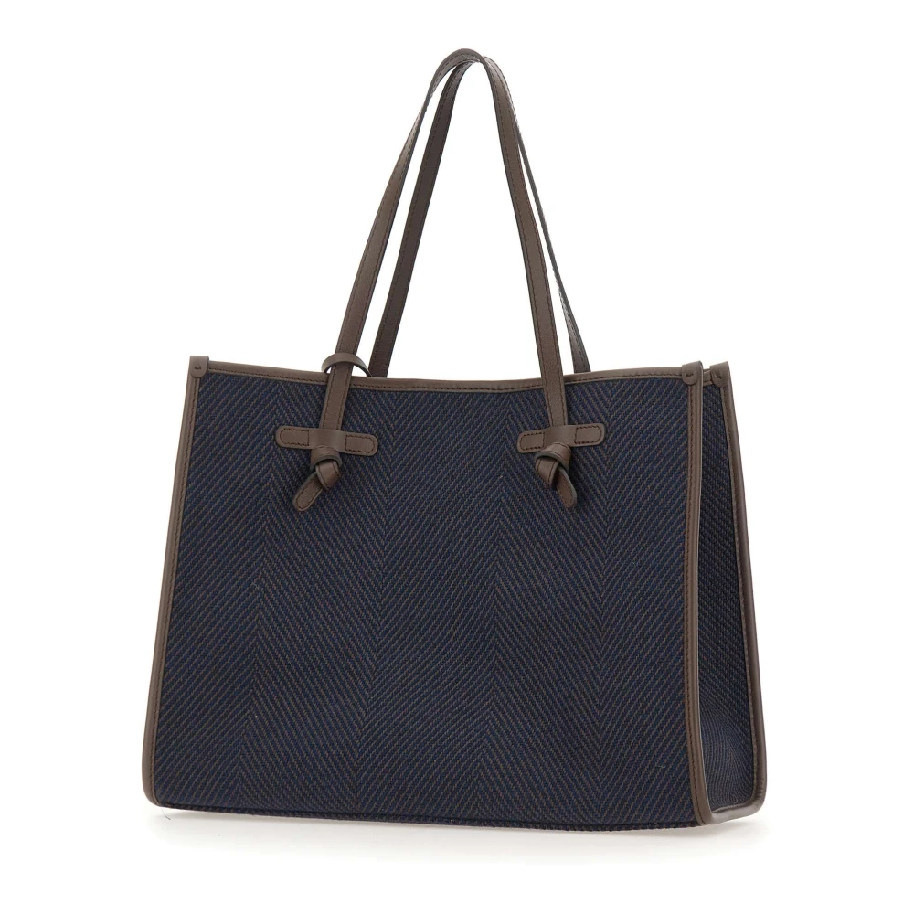 Gianni Chiarini Women's Blue Shopping Bags, One Size, Marcella Shoulder Bag